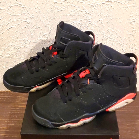 Jordan 6 Retro Black Infrared 2019 (Worn) No Box - Picture 3 of 8